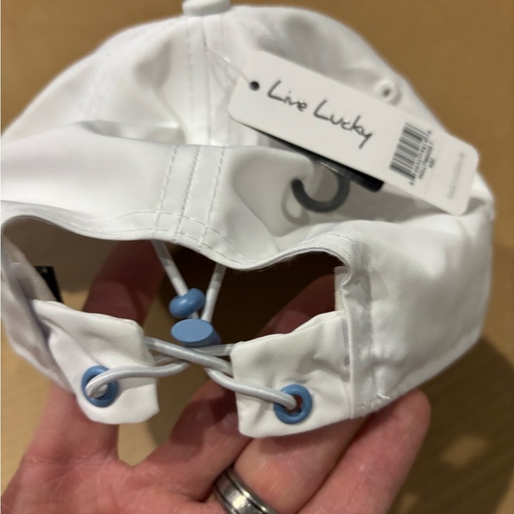 Live Lucky white Shamrock Hat. New with Tags. Irish Pride - Picture 4 of 6